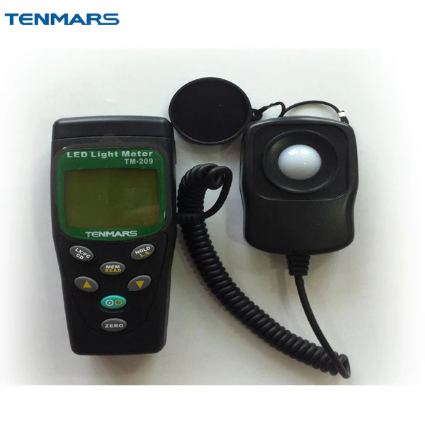 

TENMARS TM-209 Digital LED Light Level Meter 400,000 Measuring Lux Meter