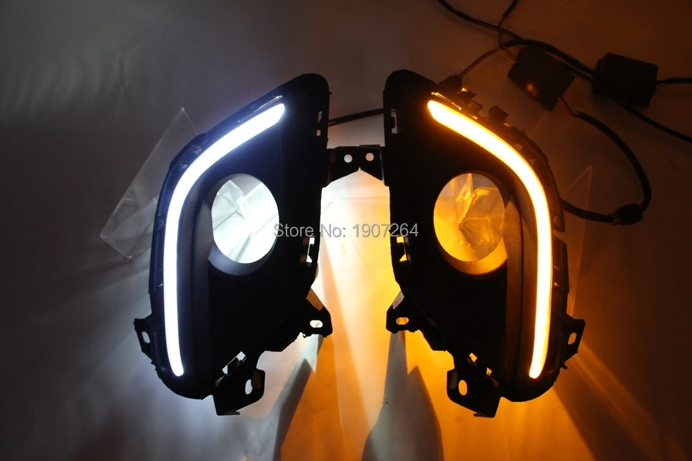 2Pcs Daytime Running Light DRL LED Car Fog Driving Lamp Waterproof with