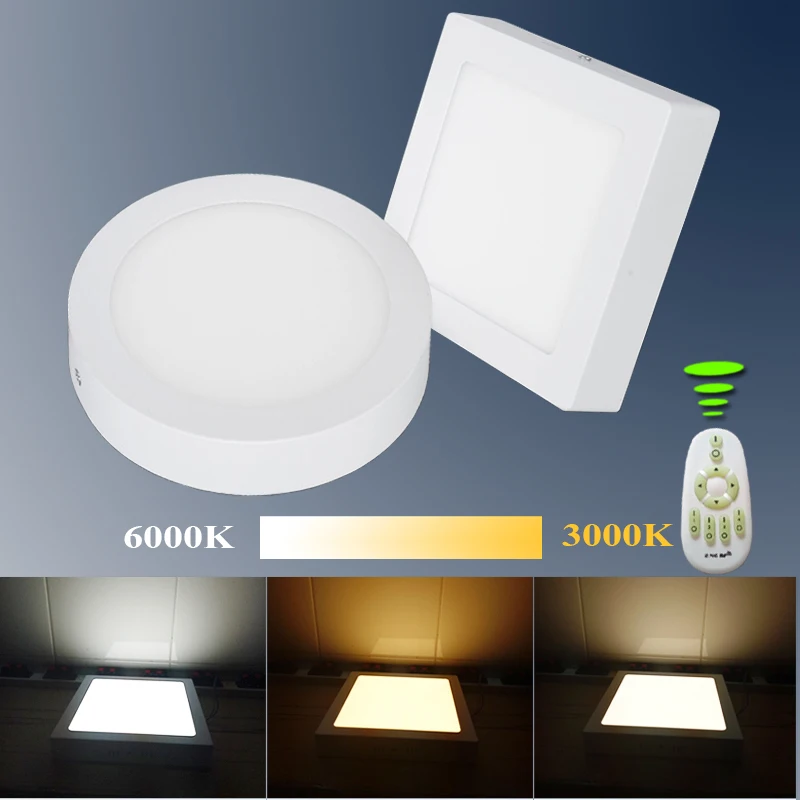 LED Absorb dome light ultra thin LED downlight, Remote control remote control light, 6W 12W 18W
