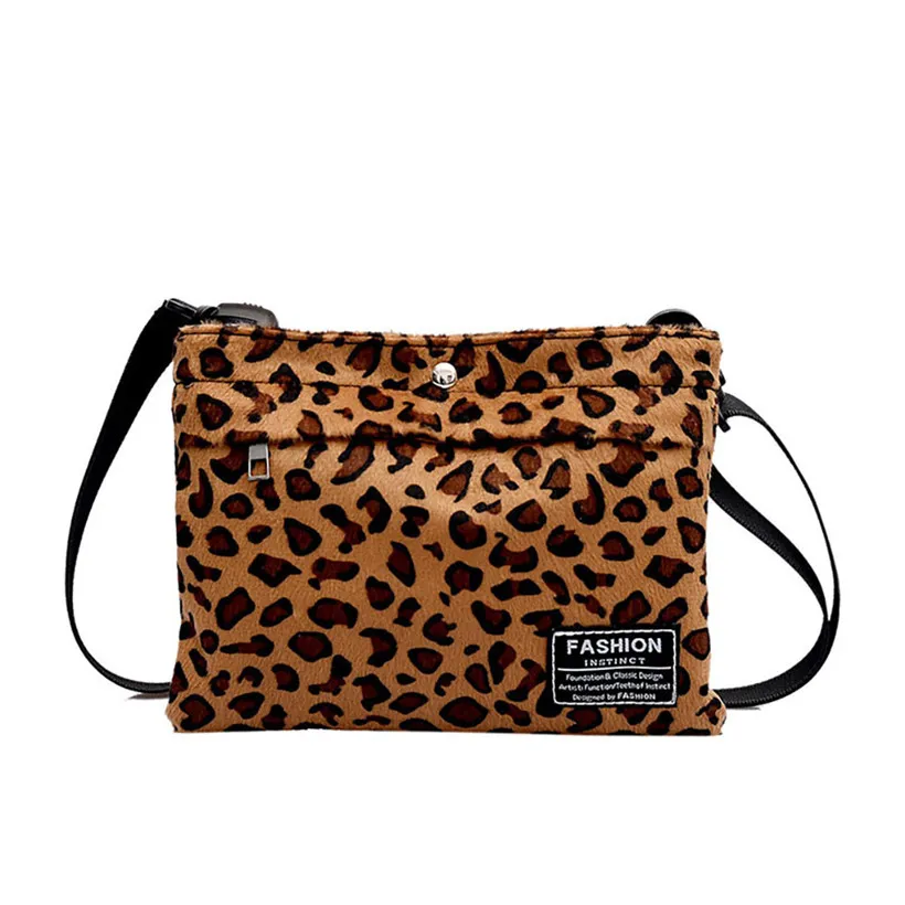 

Leopard Flap Bag for Women Famous Brand Female Handbag Women's Purse Cross-body Messenger Shoulder Bags Sac A Main bolsos mujer