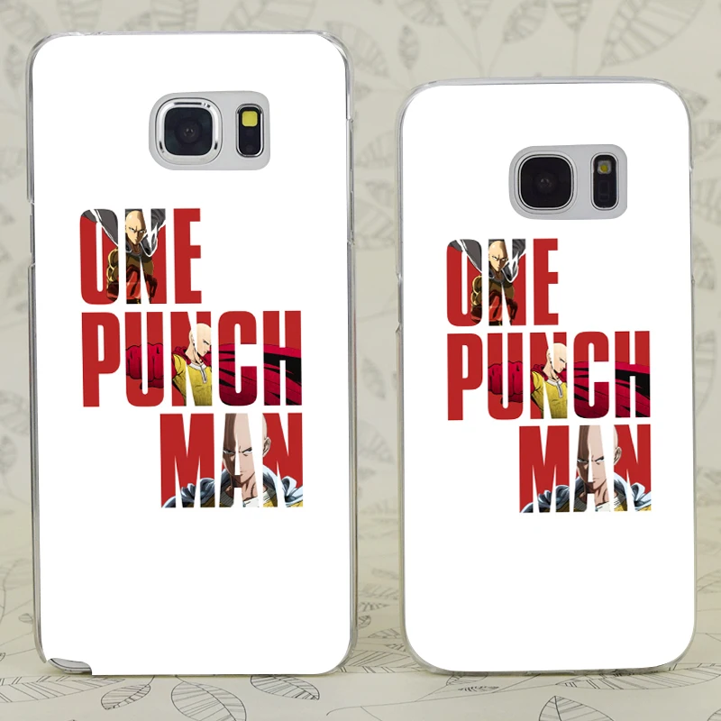 C0824 One Punch Man Typography Transparent Hard PC Case Cover For Samsung Galaxy S 3 4 5 6 7 Mini Edge Plus Note 9 |