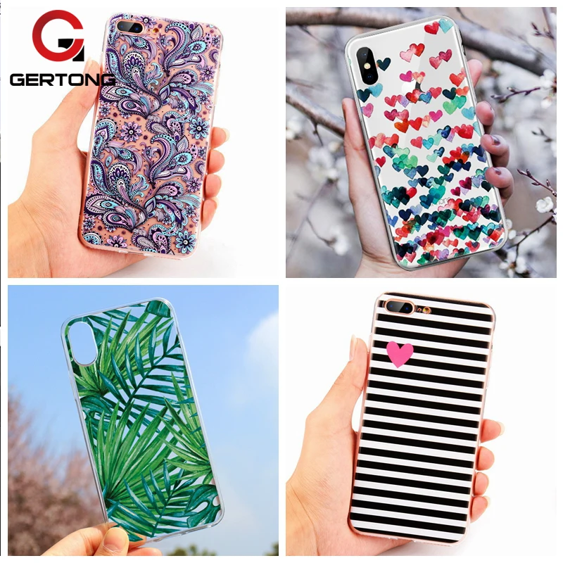 

Soft TPU Cover Phone Case For iPhone 8 7 6 6S Plus X 5 5S SE XS Max XR High Clear Patterned Cases Young Fashion Capa Fundas
