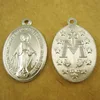 100pcs of Aluminum Religious Miraculous Medal Pendant 2