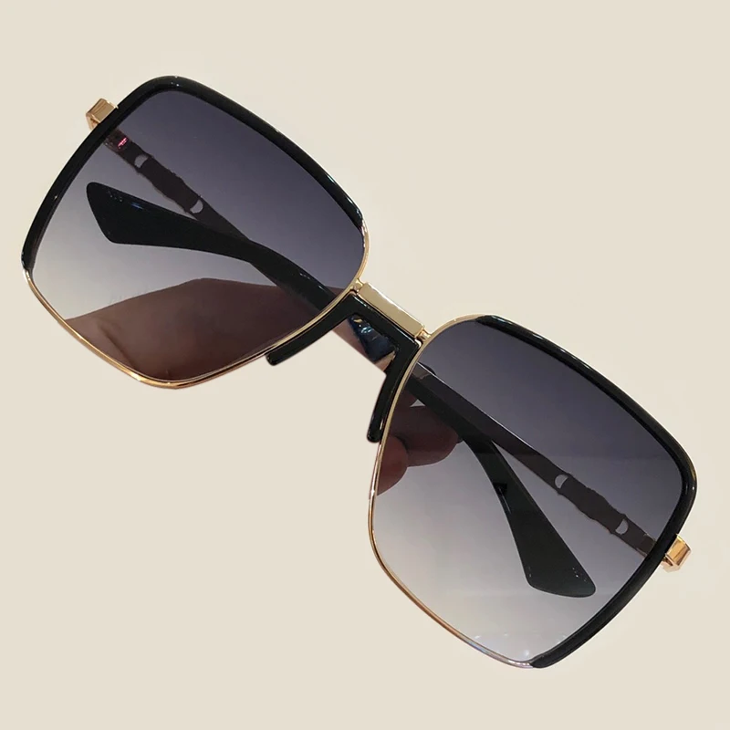 Vintage Sunglasses Women 2019 High Quality Vintage Gradient Glasses Square Sun glasses Female Eyewear UV400
