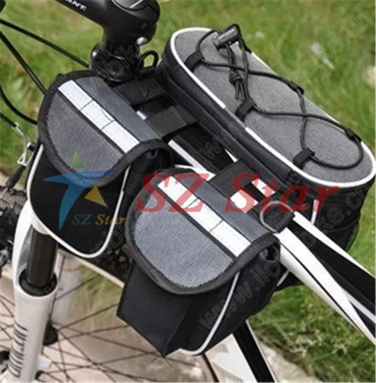 2015 4 in 1 Mountain bike saddle bag mountainbike bag Cycling former