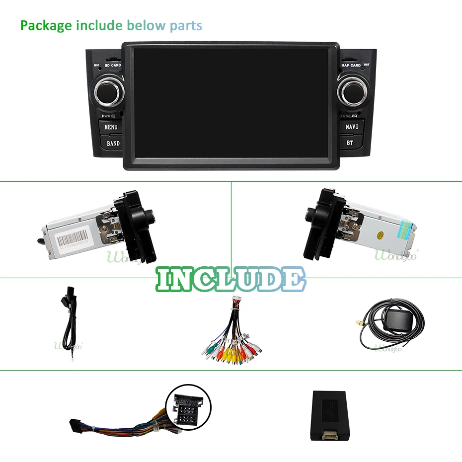 Top 4G 64G DSP Android 9.0 CAR DVD PLAYER For Fiat Grande Punto Linea 2007-2012 gps navigation multimedia radio screen 2