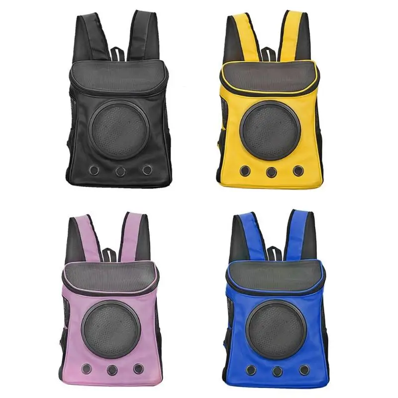 Открытый дышащий сетчатый Рюкзак-переноска для собак, кошек, портативный удобный рюкзак для путешествий, сумка для переноски