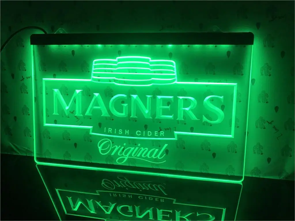 A148 Magners ирландское яблочный бар пивной паб светодиодный световой знак