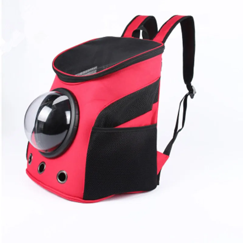 Рюкзак для домашних животных, сумка для переноски кошек, собак, переноска для путешествий, дышащая маленькая сумка для домашних животных, Космический капсульный рюкзак, Прозрачный плюшевый