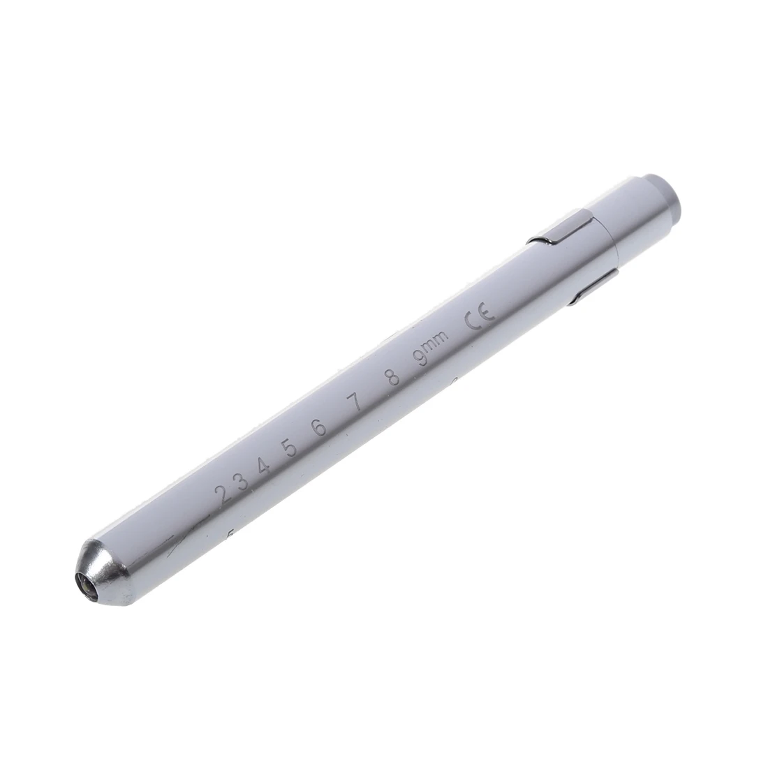 

Medical Flashlight Torch Lamp Silver Color 1 LED Light Warm White Aluminium