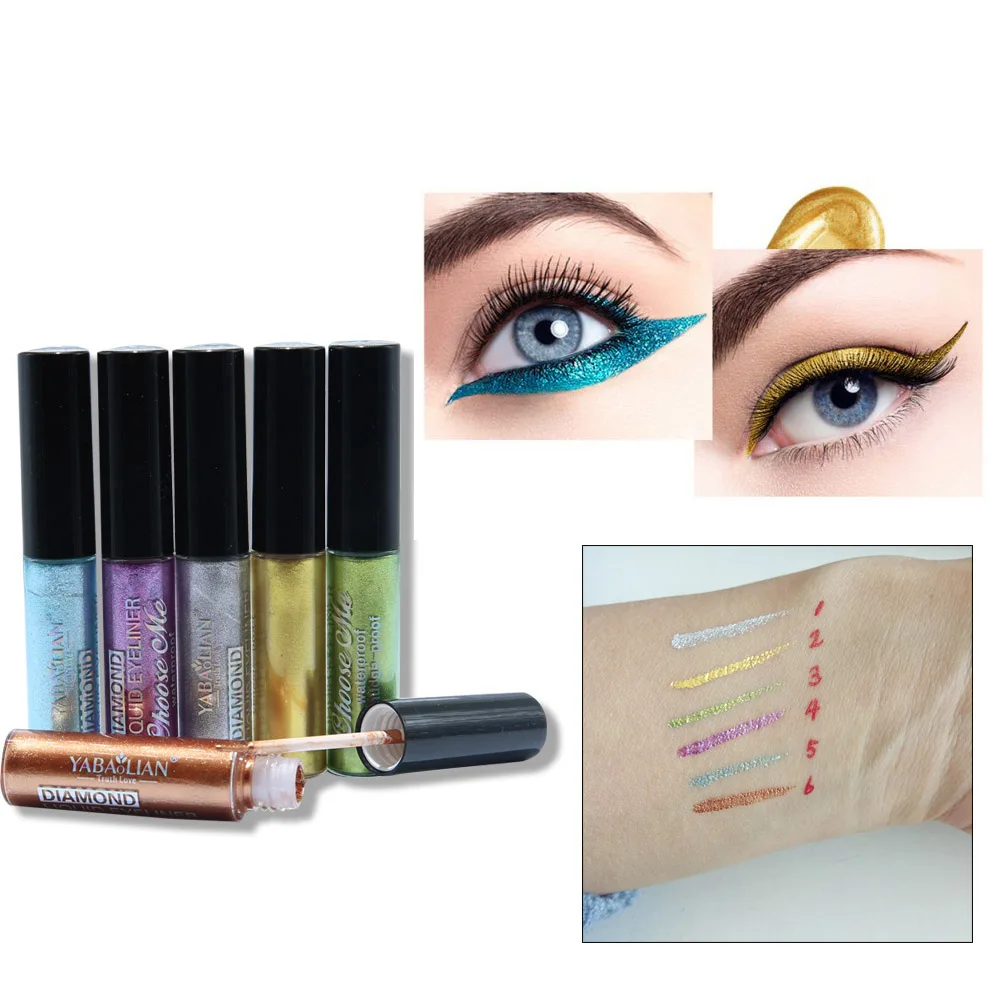 new Pearl Glitter Eyeliner waterproof Liquid Shimmer Eye Pencil Makeup
