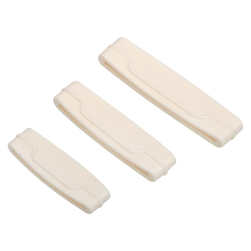 3 шт./компл. выдавливания зубной пасты клип легко Ванная комната продукты крем устройство для выдавливания тюбика дозатор зубной пасты диспенсер - Color: White