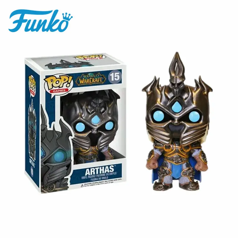 Beste Funko Pop WOW Thema World Of Warcraft Game Vinyl Poppen #15 ARTHAS #14 ILLIDAN #30 SYLVANAS Hand desktop Inrichting Artikel Gift