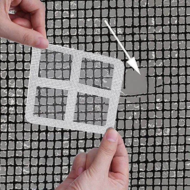 

6Pcs Anti-Insect Fly Bug Mosquito Door Window Net Mesh Repair Screen Patch Kit Window Screens