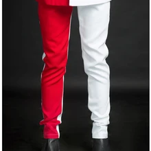 27-44 Новинка года мужская одежда мода певец DJ костюм тонкий в западном стиле брюки большие размеры Штаны брюки DS костюмы