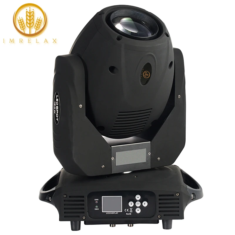 

IMRELAX New 150W LED Spot Moving Head Light Long Lifespan 15 Channels DMX 150W Lyre Gobo LED Moving Head Stage Disco Light