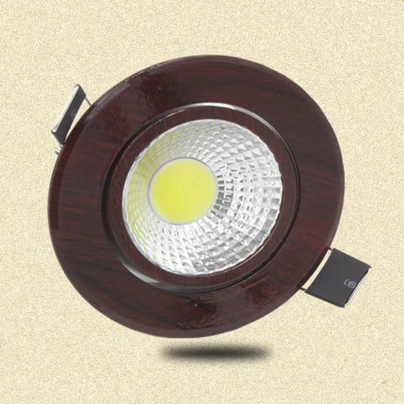 3 Вт 5 Вт Диммируемый COB светодиодный Embeded светильник s Точечный светильник AC85V-265V встраиваемый потолочный светильник