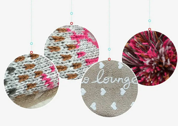 Women's Comfort House Indoor Slippers Home Winter Warm Cotton Texitle knit home adult plush slippers ladies Shoes Sandals (3)