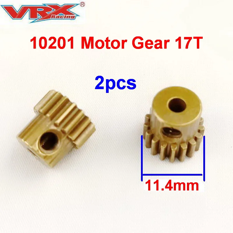 Vrx 10201 Motor Gear 17T Pz Per Vrx Racing 1/10 Scala 4Wd Rc Modello Ricambi Auto Giocattoli Per Bambini Adulti