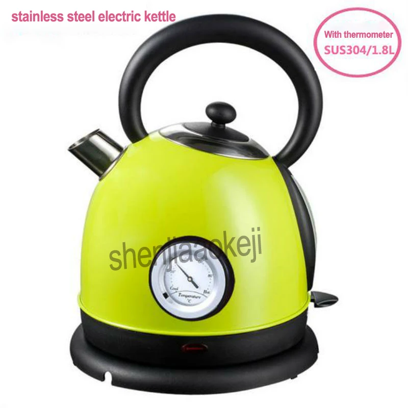 Stainless Steel Electric Kettle With Thermometer Instant Water Boiler