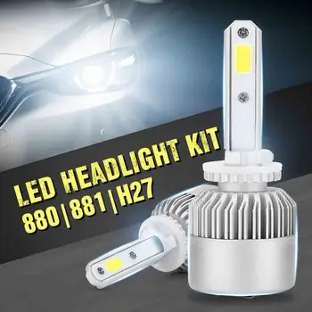 

2 pcs Car LED Headlight Bulbs Hi-Lo Beam 8000LM 6000K Auto Headlamp LED Light H1/H3/H4/H7/H11/H13/H27/9004/9005/9006/9007