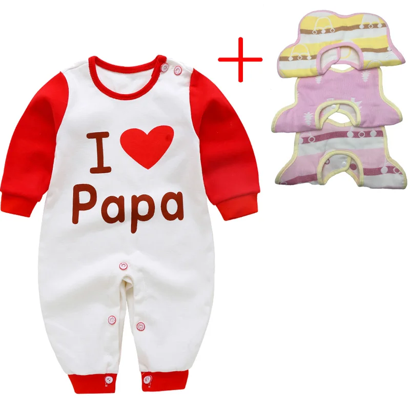 Комплект одежды для новорожденных, комбинезон+ комплект из 3 предметов для малышей Костюмы для мальчиков и девочек от 0 до 12 месяцев, 20 стилей - Цвет: C6174G