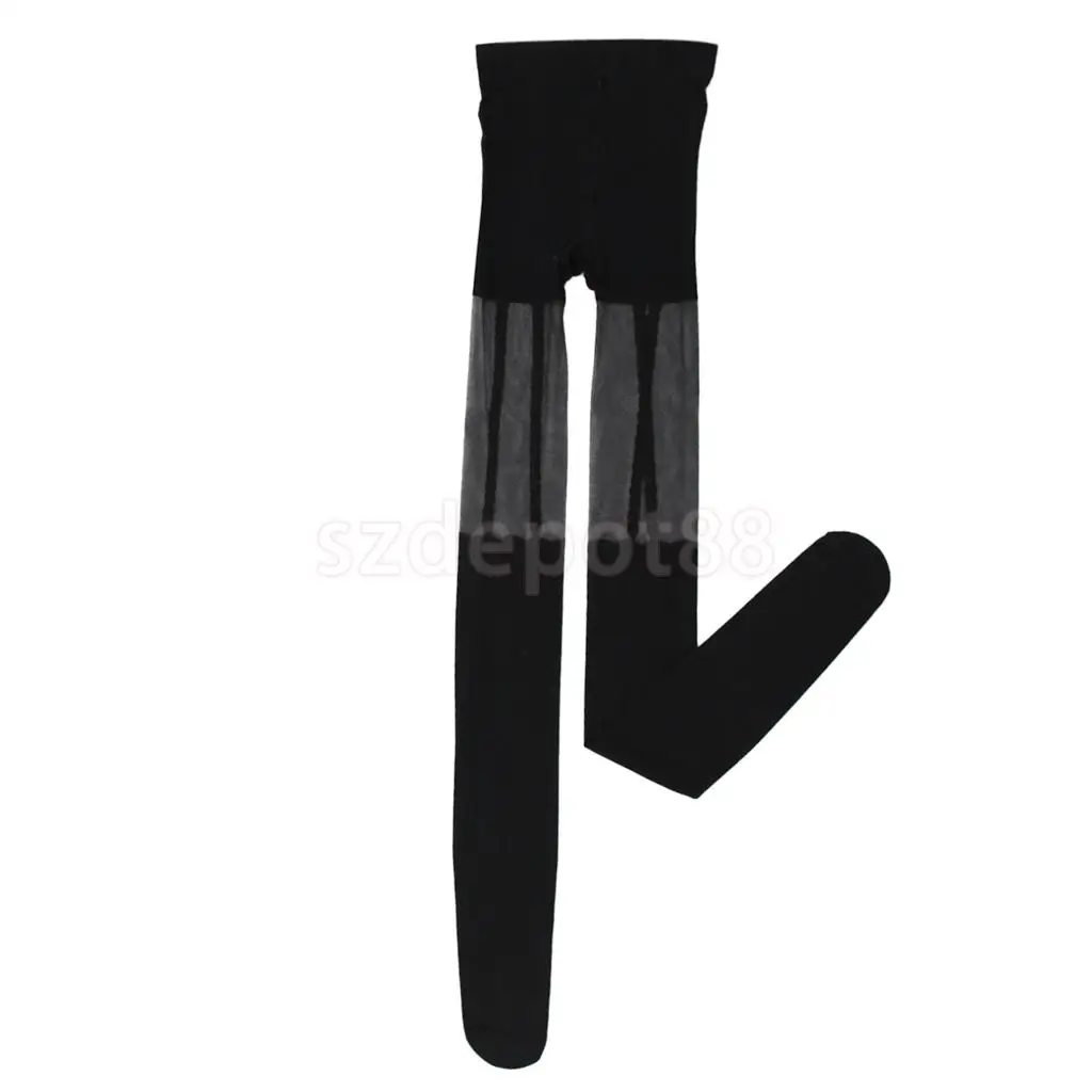 Women Lady Fashionable Sheer Tights Geometric Polka Dot Floral Patterned Elastic Pantyhose Long Stockings