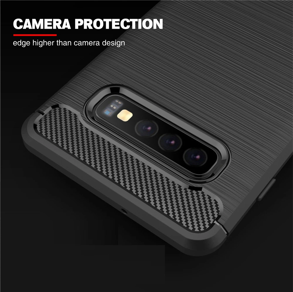 Защитный чехол Vothoon из углеродного волокна для Samsung Galaxy S20 Ultra S10 Plus S10|Бамперы| |