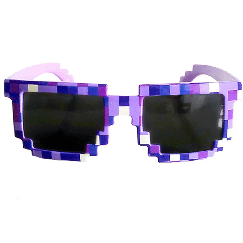 font b Minecraft b font Glasses Deal with it 8 bit Pixel Women Men Sunglasses