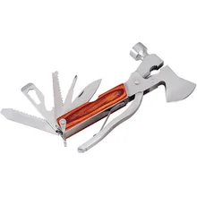 Hatchet emergency safety hammer multifunction Axe stainless steel rescue weapon Outdoor Survival multi tools pliers knife