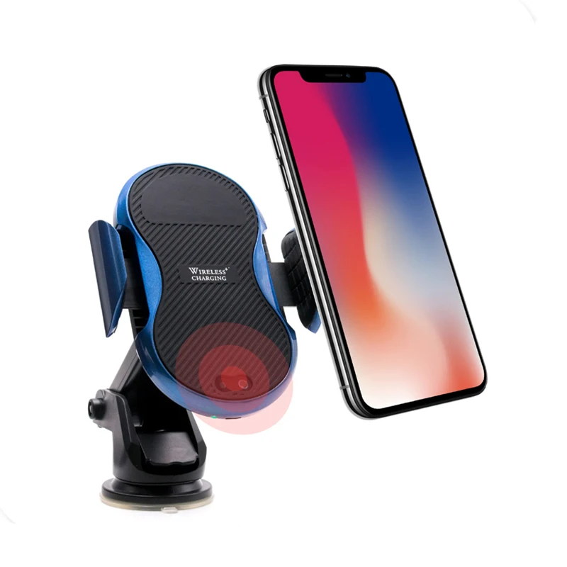 

Automatic Infrared Sensor Car Stand Holder QI Fast Wireless Charger For iphone X 8 Plus For Samsung Galaxy S8 S9 Note 8 5 S7 S6