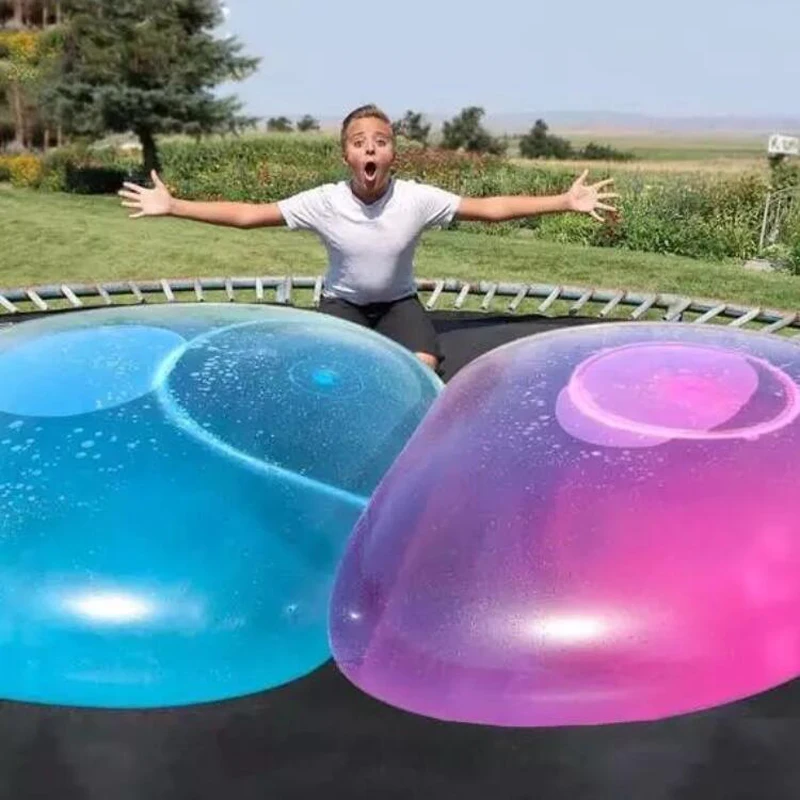 

30cm Amazing Bubble Ball Air-filled Water-filled TPR Balloon Children Adult Outdoor Inflatable Water Toys Beach Party Game Toy
