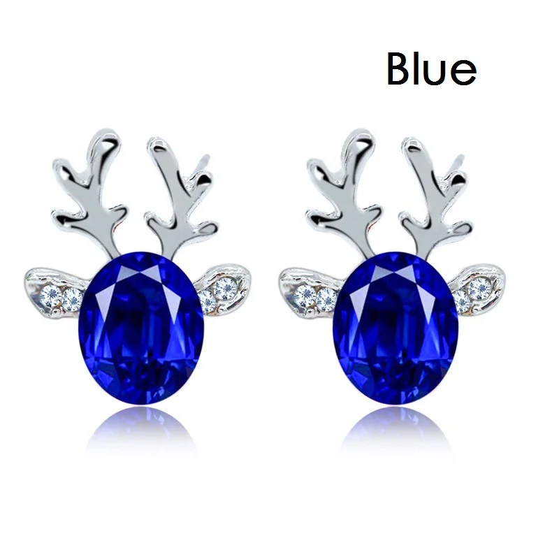 Quasimodo Christmas Earrings Santa Claus Studs Inlaid With Zircon For Women Christmas Decorations Female Christmas Party Jewelry (11)