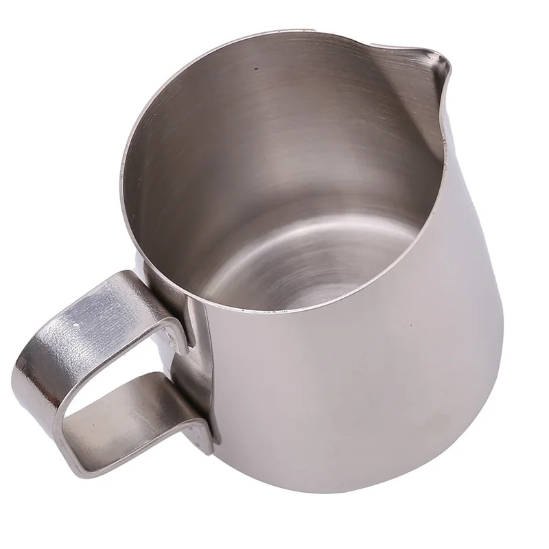 

100/150/350ML Stainless Steel Latte Cup Kitchen Home Handle Coffee Garland Cup Jug Kitchen Accessories IC878315