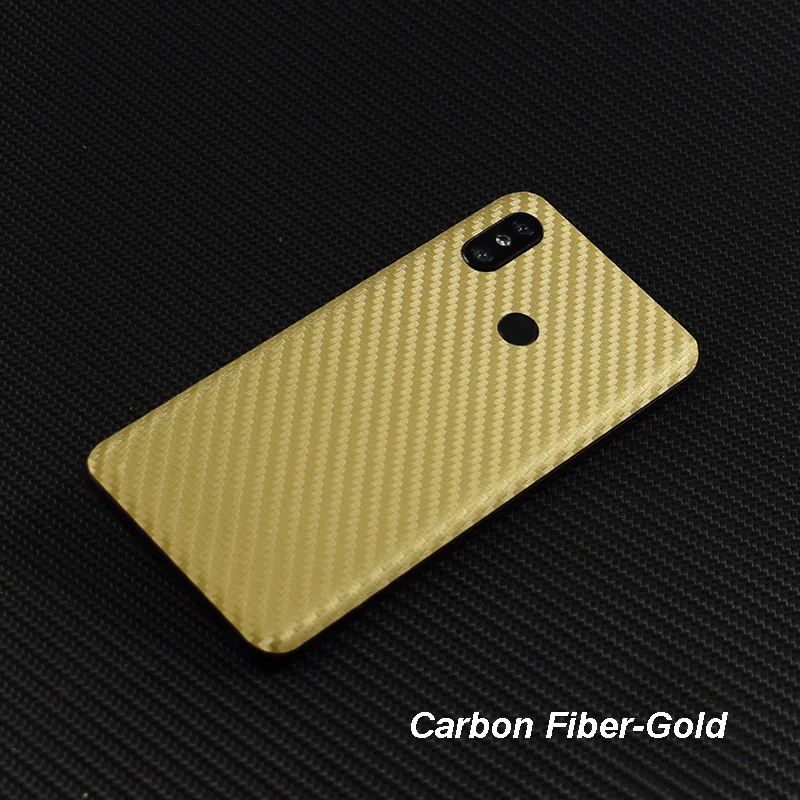 3D Carbon Fiber  Leather Wood Skins Protective Phone Back Cover Stiker For Xiaomi Mi8 SE Redmi 6 Pro 5 Plus Note 5 5A Sticker (29)
