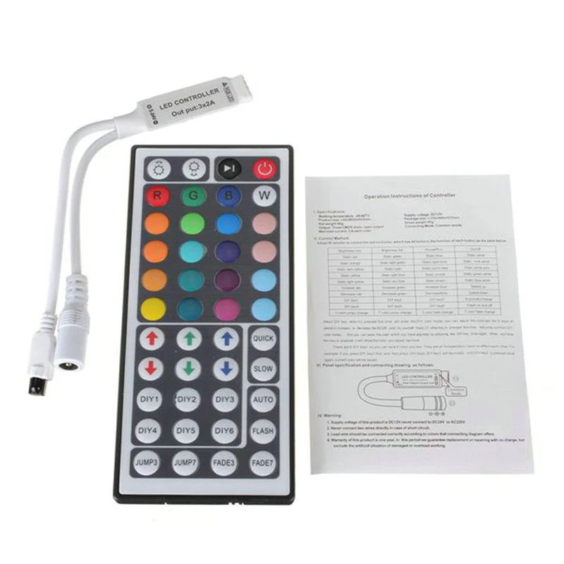 #cheap 44 Key Mini IR Remote Controller Control For 3528 5050 RGB LED Strip Light
