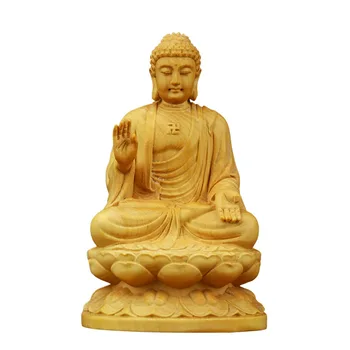 

Sitting Thailand Budha Sakyamuni Sculpture Buddha Dharma Statue Solid Buddha Statues Wood Budas Decoracion Home Decor R1561