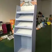 Изготовленные на заказ гофрированные картонные напольные столешницы Стенды для демонстрации и демонстрации