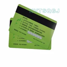 На заказ магнитная полоса штрих-кода Смарт печать карт из ПВХ, 3000 шт./лот