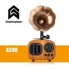 Bluetooth колонка в ретро стиле беспроводной стерео громкий динамик Встроенный микрофон Поддержка FM радио USB TF