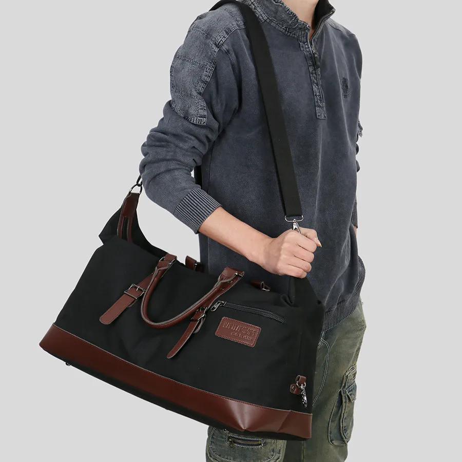Холщовые кожаные мужские дорожные сумки, сумки для багажа, мужские спортивные сумки, сумка для путешествий, большая сумка для путешествий, водонепроницаемая сумка для сна, 1468