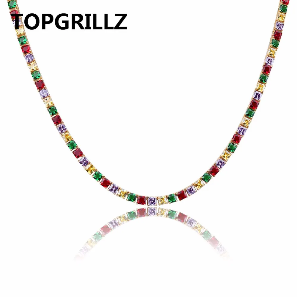 TOPGRILLZ Позолоченные/серебряные покрытые камни в стиле хип хоп микро паве AAA CZ