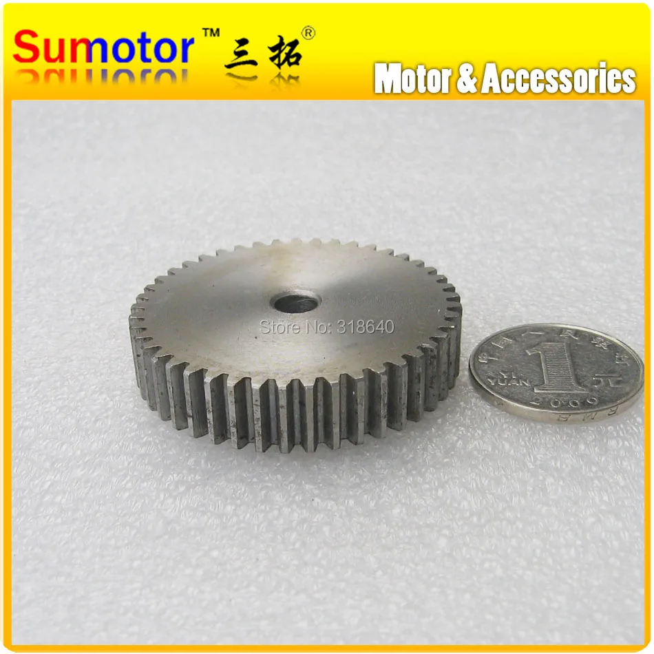 

Spur Gear 1M 45T 45 Teeth Mod 1 Width 10mm Bore not large than 8.3mm Right teeth 45# steel CNC robot gear rack transmission