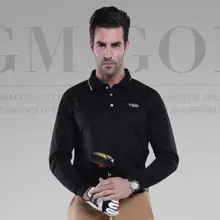 Новое поступление PGM Брендовые мужские открытый fit Мужские поло Мужские Гольф Футболки-поло для мужчин быстросохнущая с длинным рукавом Гольф Футболки Костюмы Настольный теннис рубашка