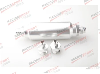

AN -8 AN8 Silver Anodized Billet Fuel Filter 40 Micron FF-2524