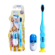 Новые Модные Детские ручной perfct 6-12 ребенка Зубная щётка мягкой щетиной дал телескопическая ручка f264(Цвет случайный