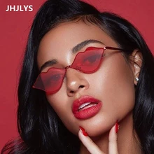 JHJLYS2019 новые сексуальные красные губы солнцезащитные очки модные солнцезащитные очки ретро женские брендовые дизайнерские женские glassesUV400
