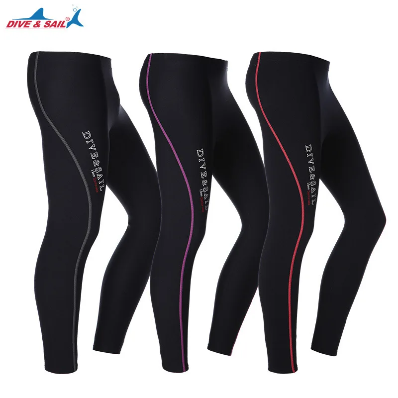 Мужские и женские брюки для дайвинга 1,5 мм SCR неопреновый сохраняющий тепло гидрокостюм анти-УФ UPF50+ тонкие плавательные брюки для сноркелинга гребли парусного спорта серфинга
