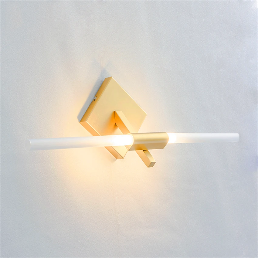 

Modern LED Wall Lamps 110V 220V Aluminum Mirror Headlight Bedroom Living Room Wall Lights Corridor Interior Lighting Decoration