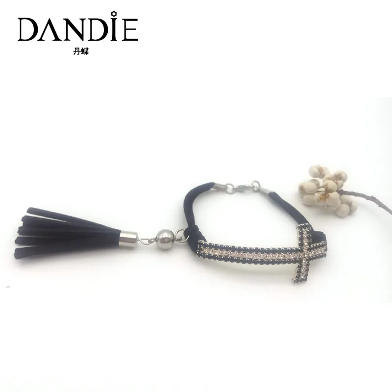 Dandie Fashion Cross Fringed Bracelet With For Women Jesus Christian Religious | Украшения и аксессуары